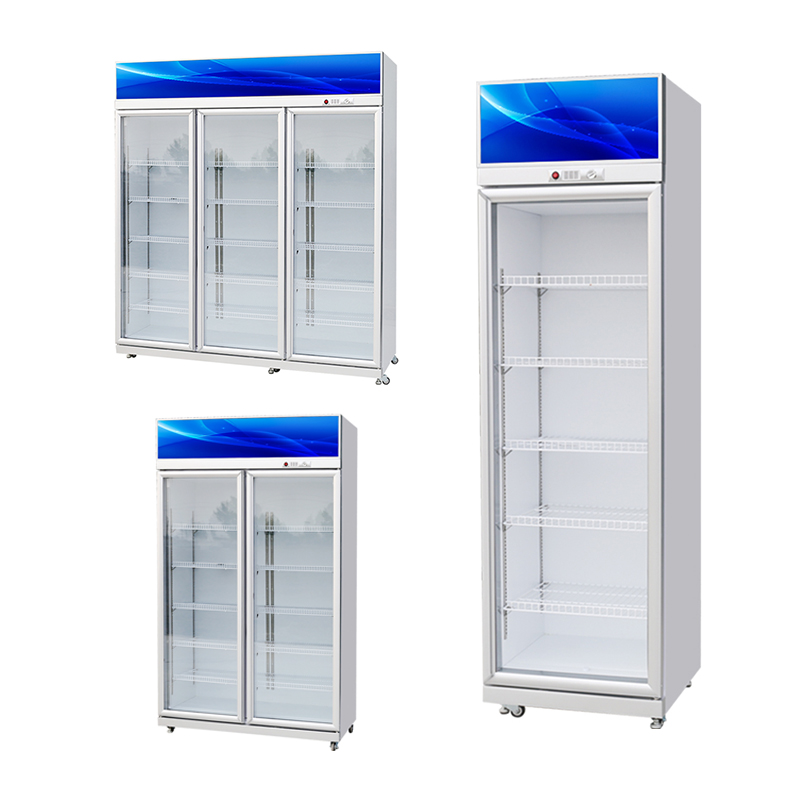 Direct cooling display freezer