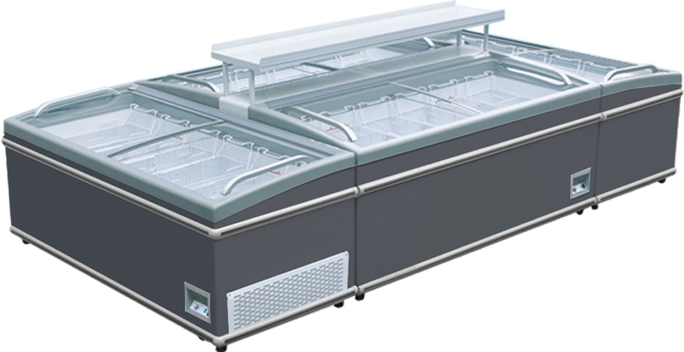 Combination island freezer